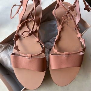 Loeffler Randall heart lace sandals